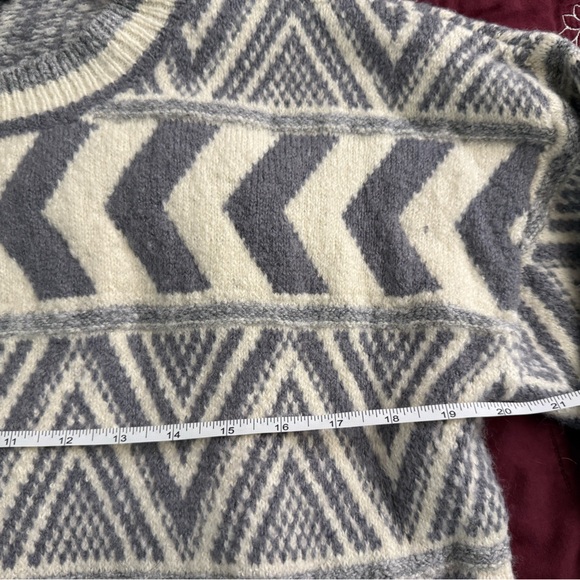 Oversized Sweater, Southwestern, Cowboy inspired, wool blend - Picture 3 of 6